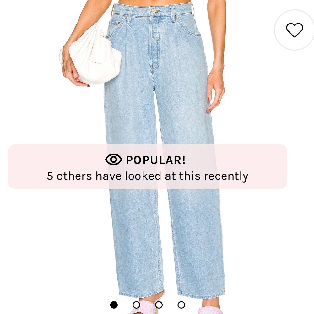 Mother SNACKS! The Fun Dip Utility Puddle in Just A Nibble Jeans Defect $228 27